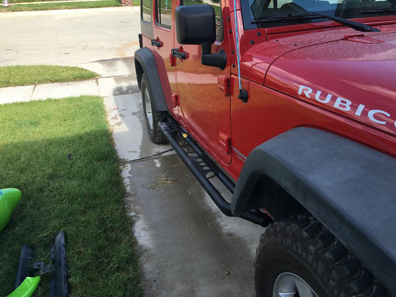 Smittybilt Rock Crawler Side Armor Jeep Wrangler Unlimited JK 4Door